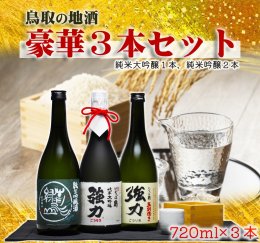 1014 鳥取 日本酒 純米吟醸・純米大吟醸セット(７２０ml×３本)青水緑山、いなば鶴の詳細へ